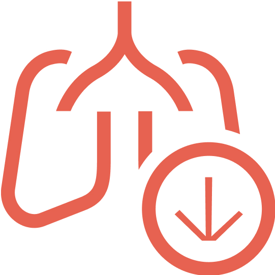 lung function decline icon