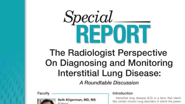 The Radiologist Perspective On Diagnosing and Monitoring Interstitial Lung Disease: A Roundtable Discussion Thumbnail
