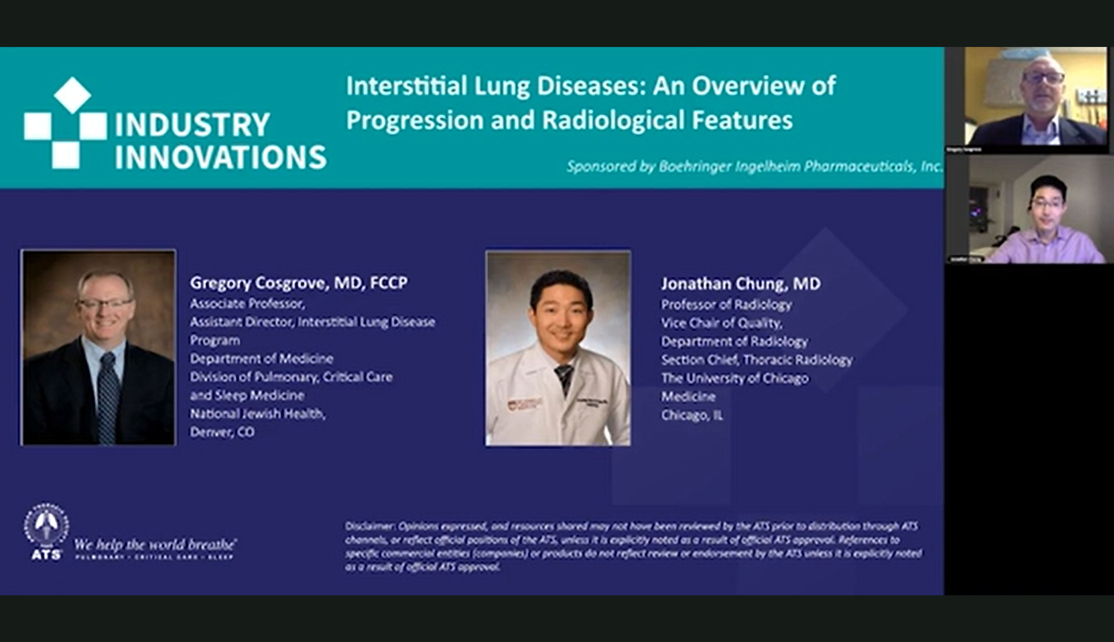 Interstitial lung diseases: an overview of progression and radiological