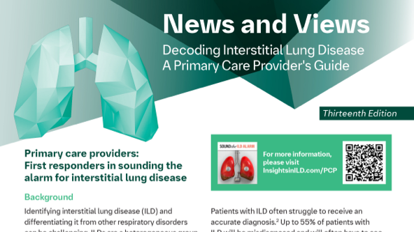 News & Views Edition 13: Decoding Interstitial Lung Disease - A Primary Care Provider's Guide Thumbnail