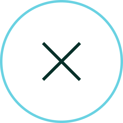 X icon blue