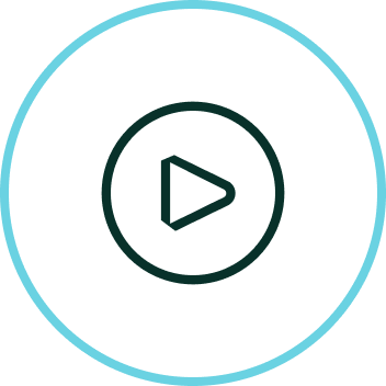 Video play icon blue