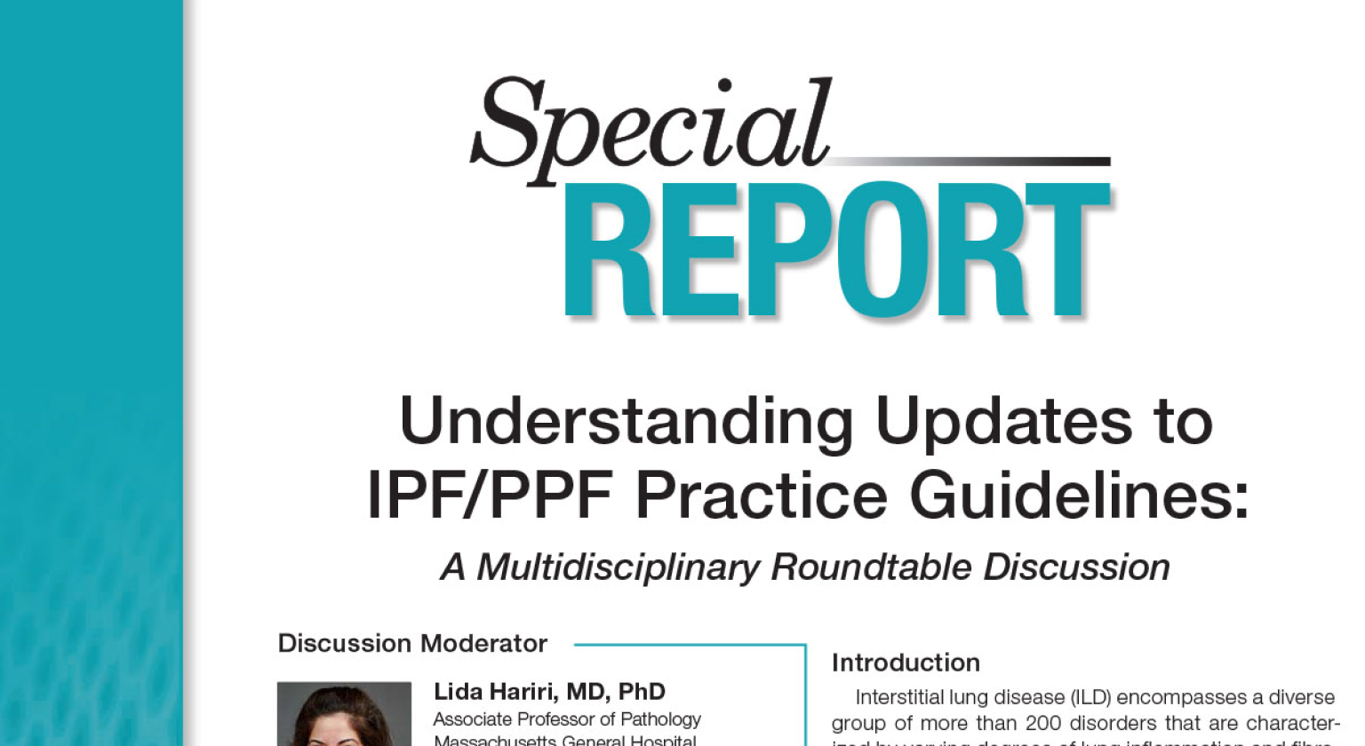 Understanding Updates to IPF/PPF Practice Guidelines: A Multidisciplinary Roundtable Discussion Downloadable Resource Thumbnail